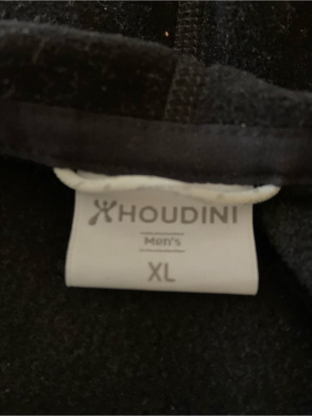 Men's Black Lightweight Hooded Zip Jacket - Picture 8 of 8